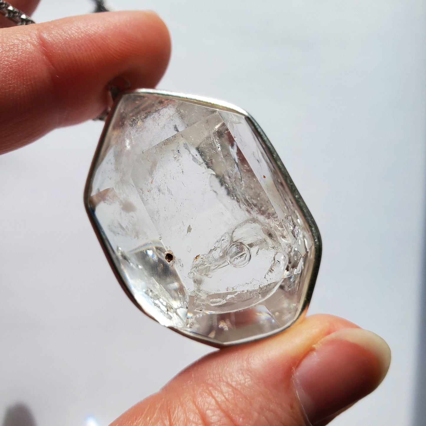 Enhydro Crystal Pendant