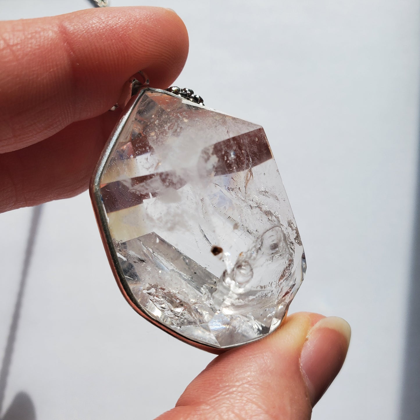 Enhydro Crystal Pendant