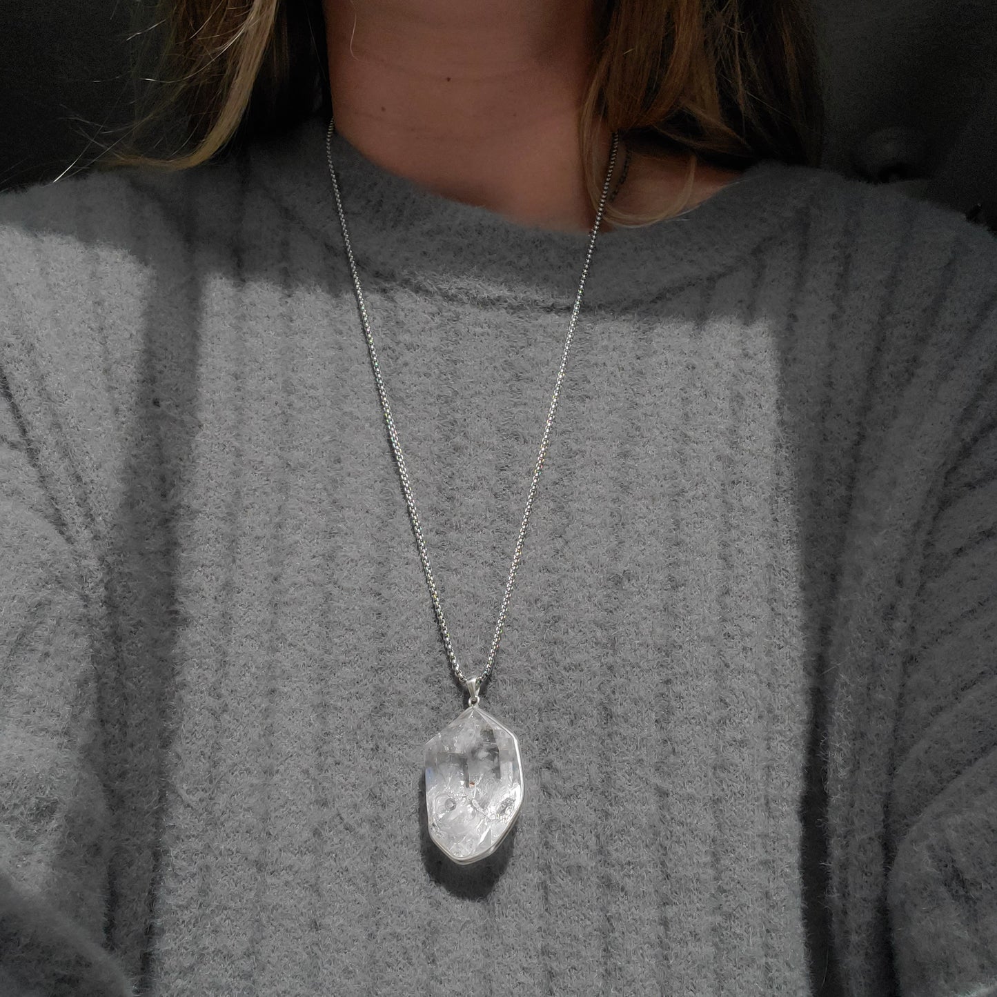Enhydro Crystal Pendant