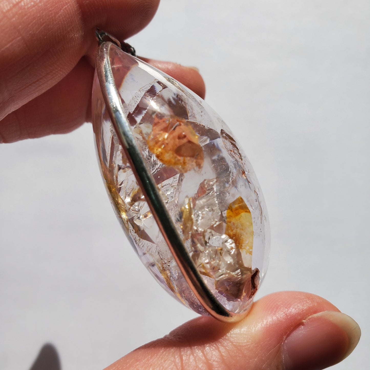 Amethyst Enhydro Crystal Pendant
