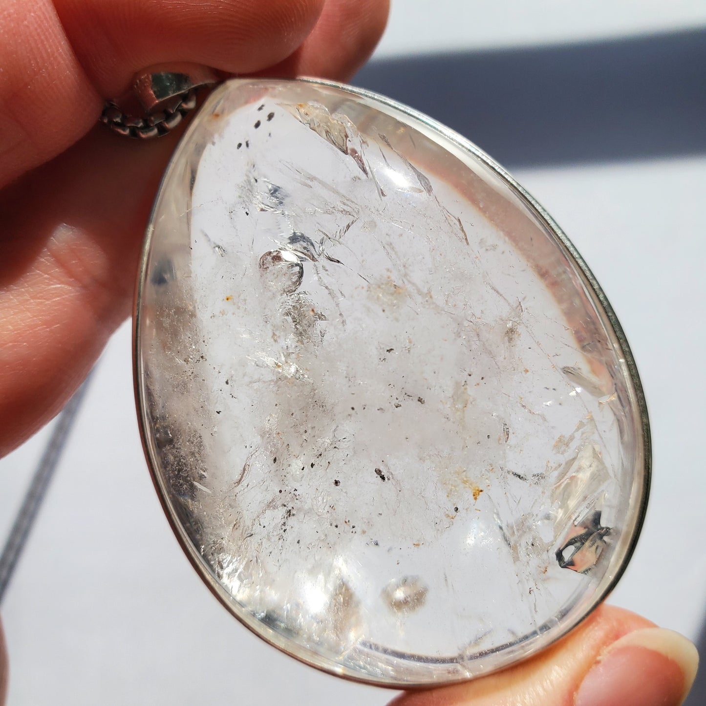 Enhydro Crystal Pendant