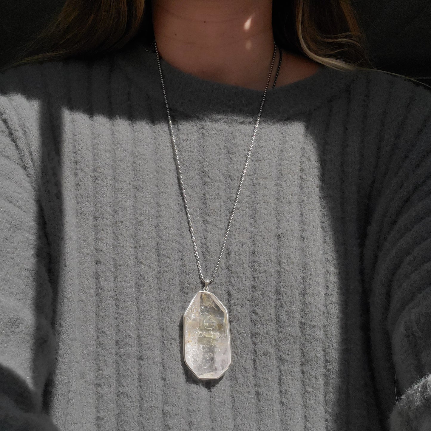 Enhydro Crystal Pendant
