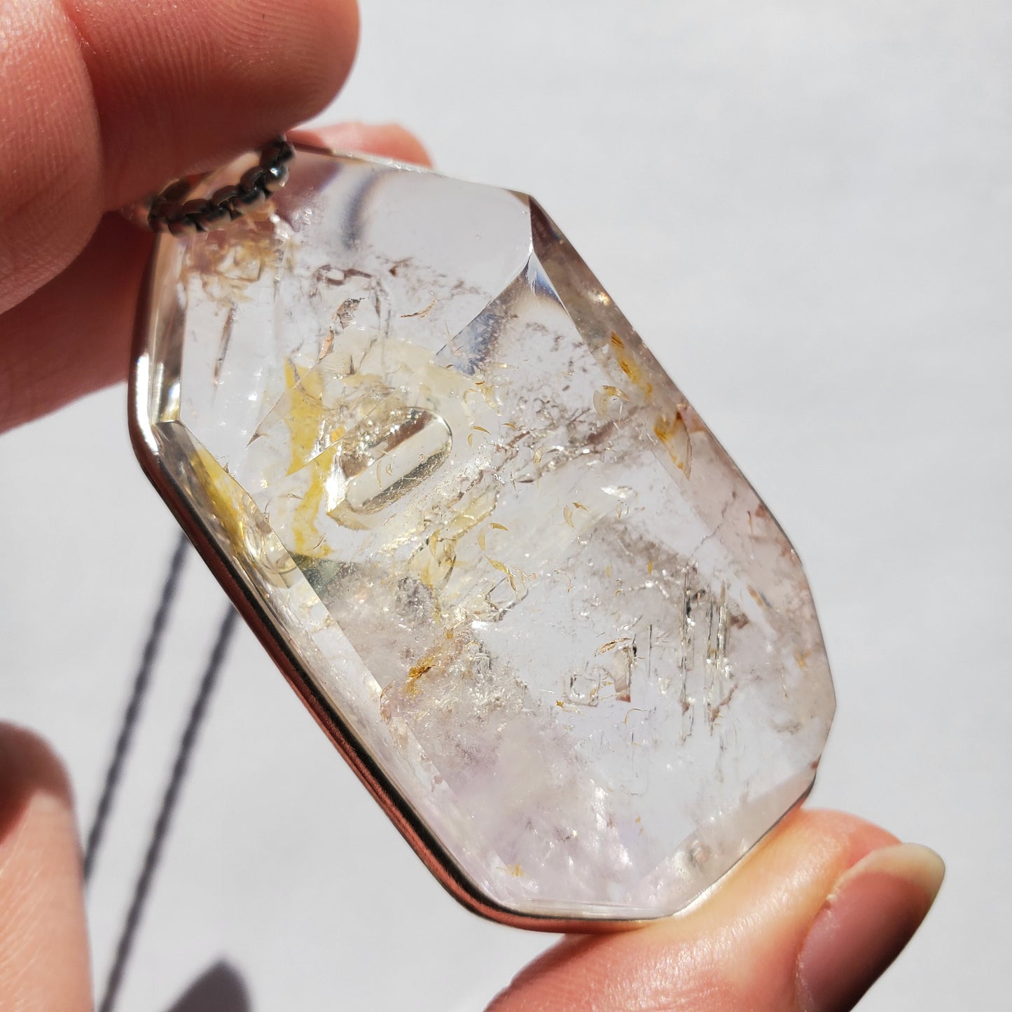 Enhydro Crystal Pendant