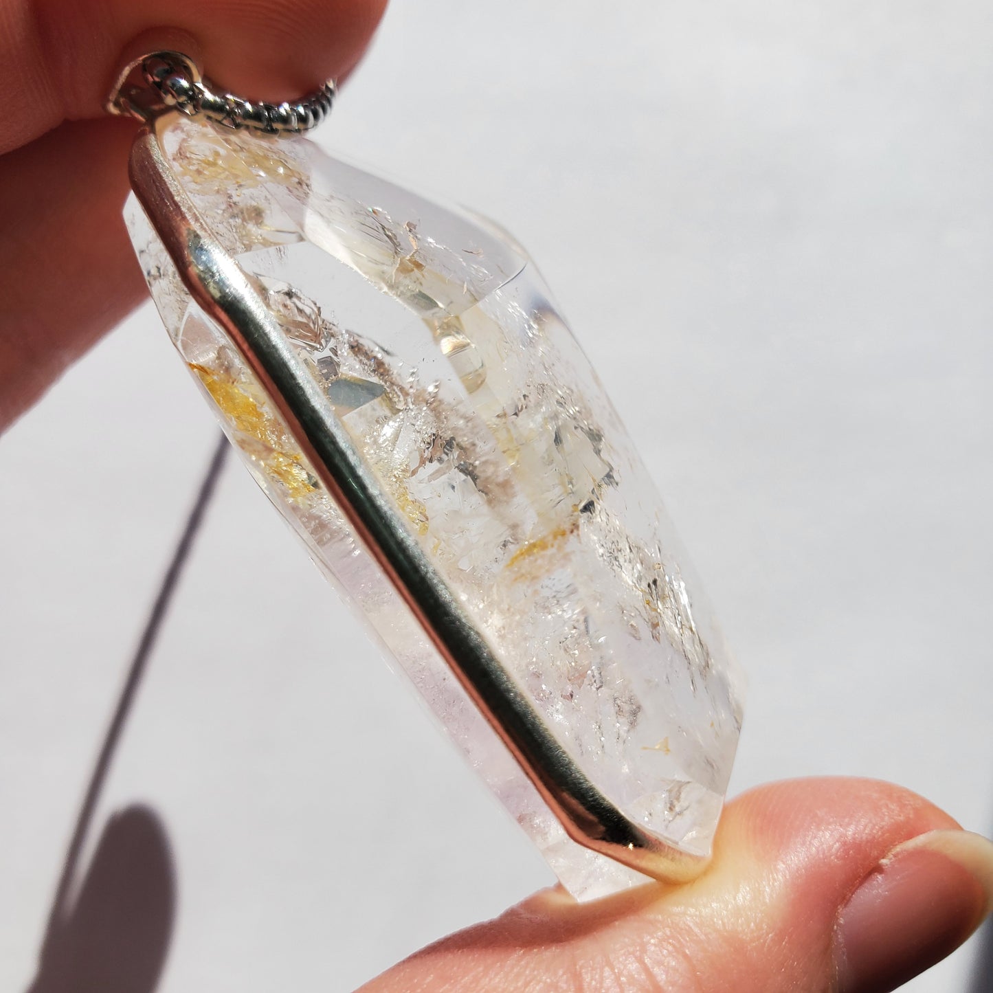 Enhydro Crystal Pendant