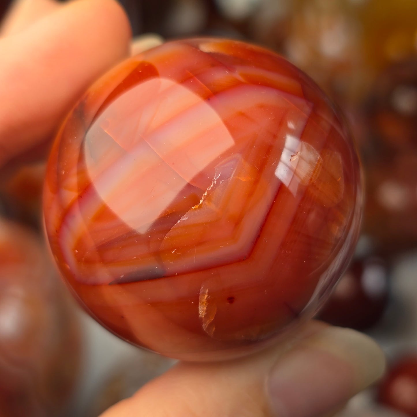 Carnelian Sphere 🧡
