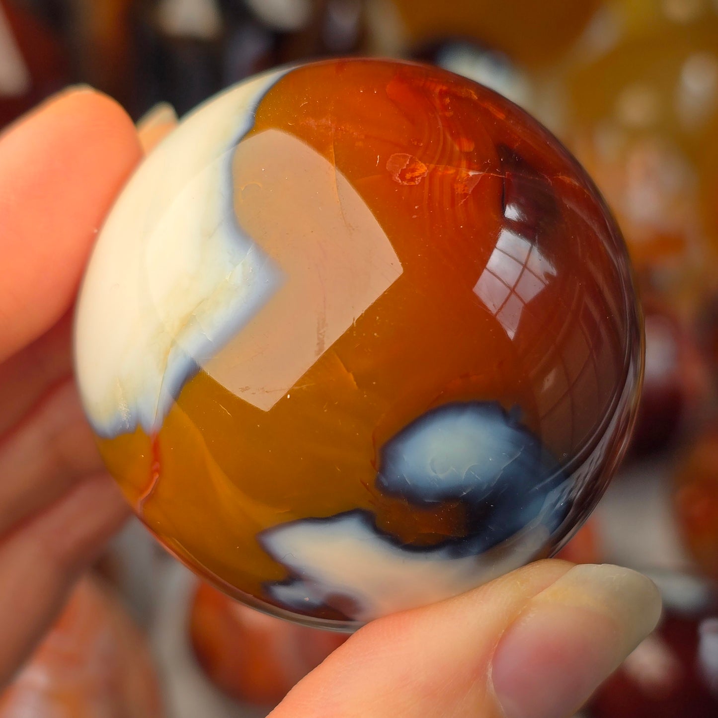 Orca x Carnelian Sphere 🤍