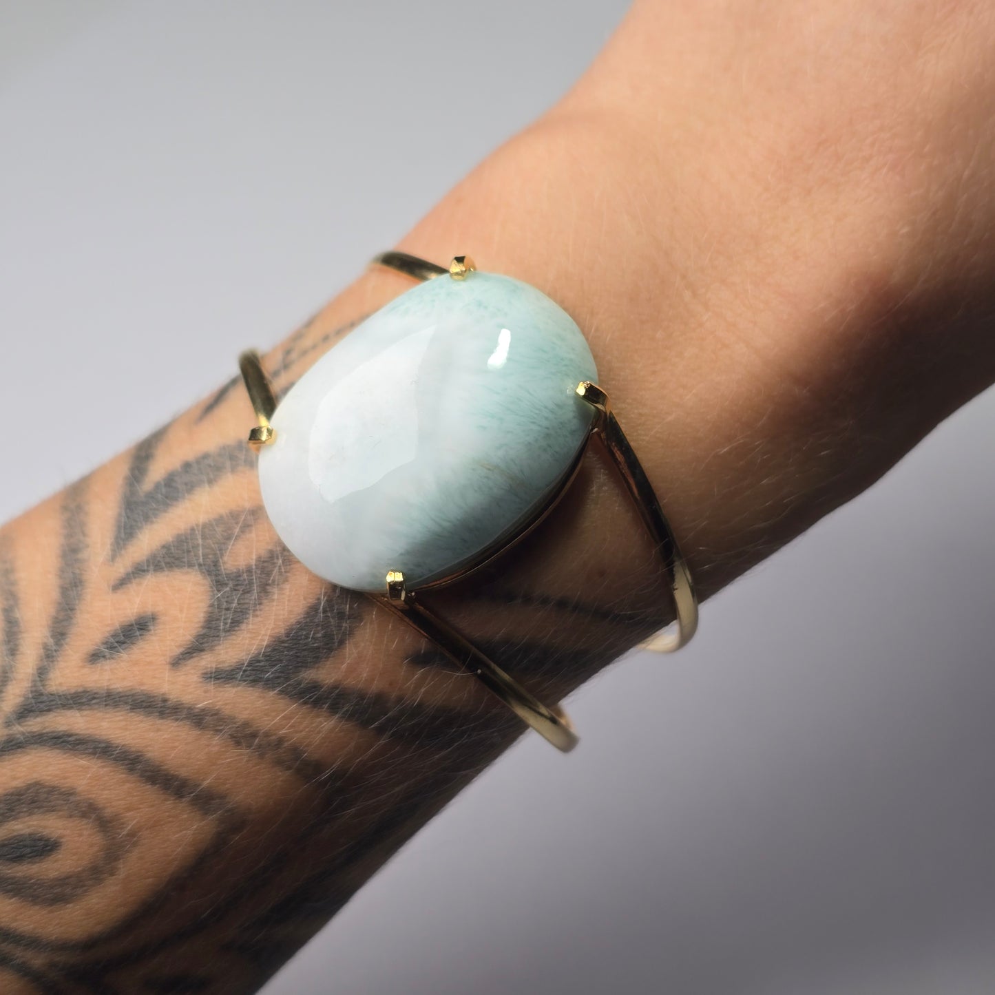 Larimar Cuff Bracelet