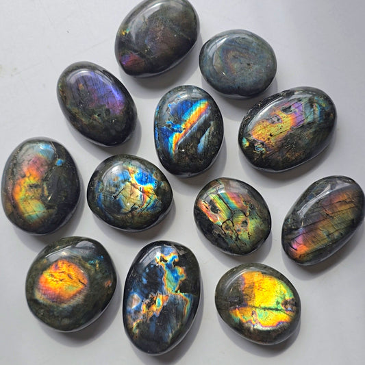 Rainbow Labradorite Palmstone