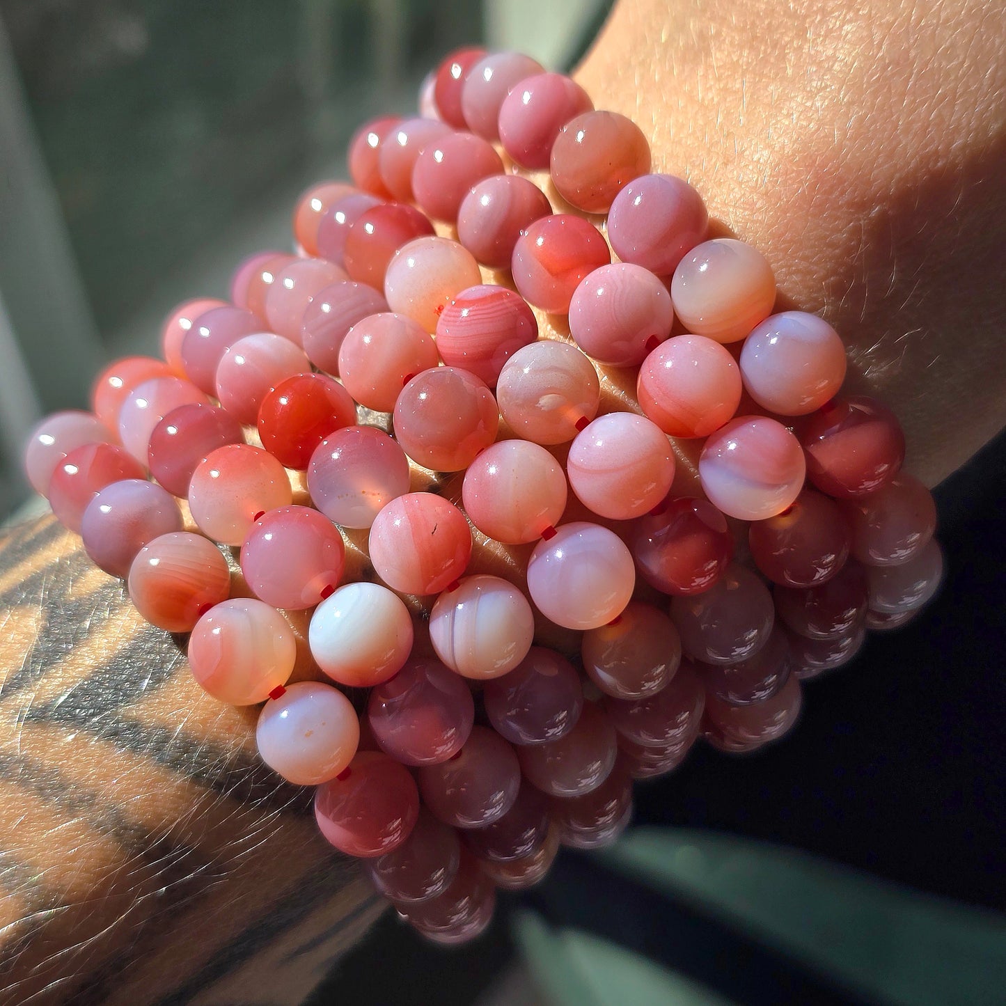 Pink Agate Bracelet