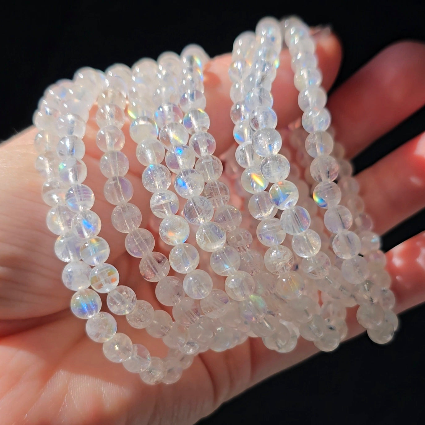 Higg Grade Rainbow Moonstone Bracelet
