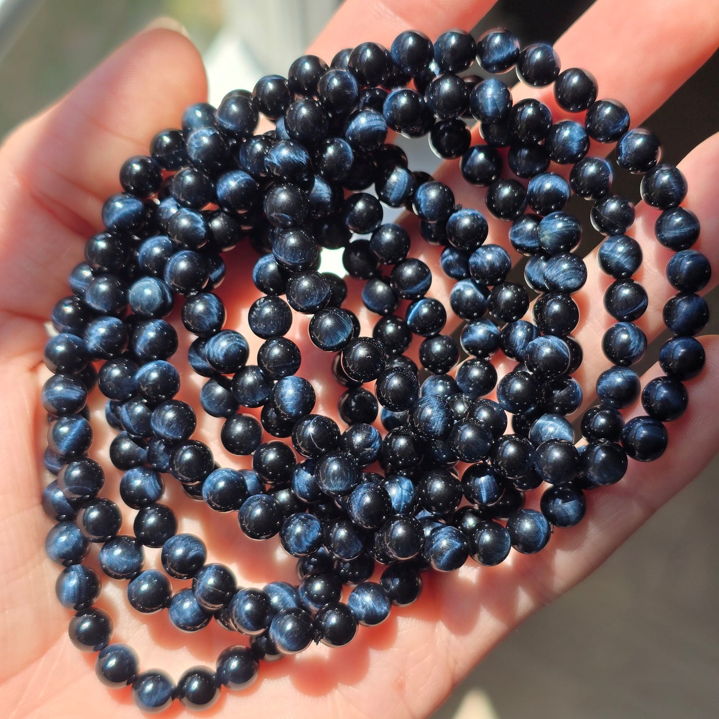 Blue Tigers Eye Bracelet