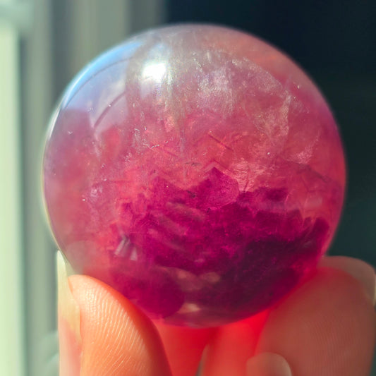 Magenta Fluorite Sphere 🔮