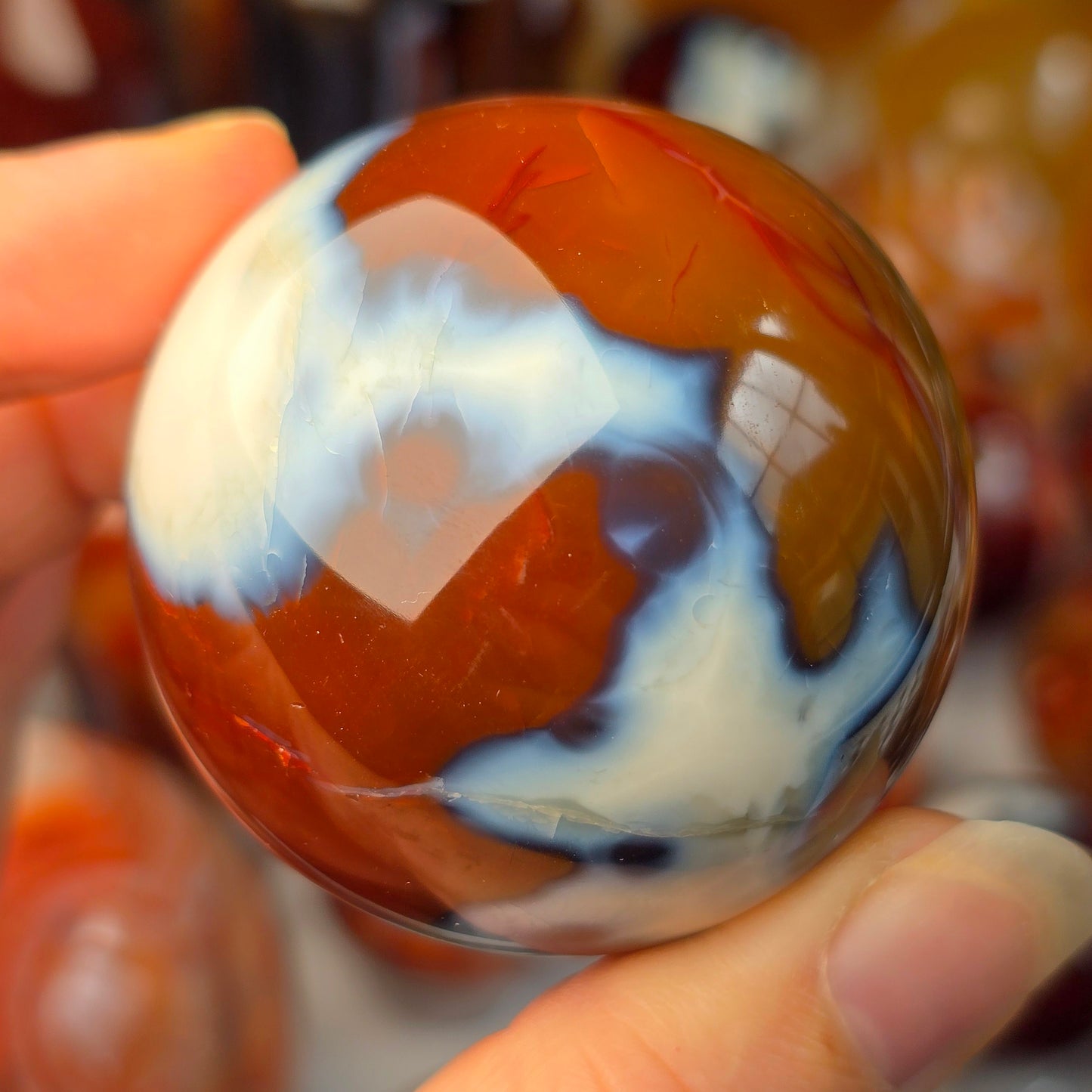 Orca x Carnelian Sphere 🤍
