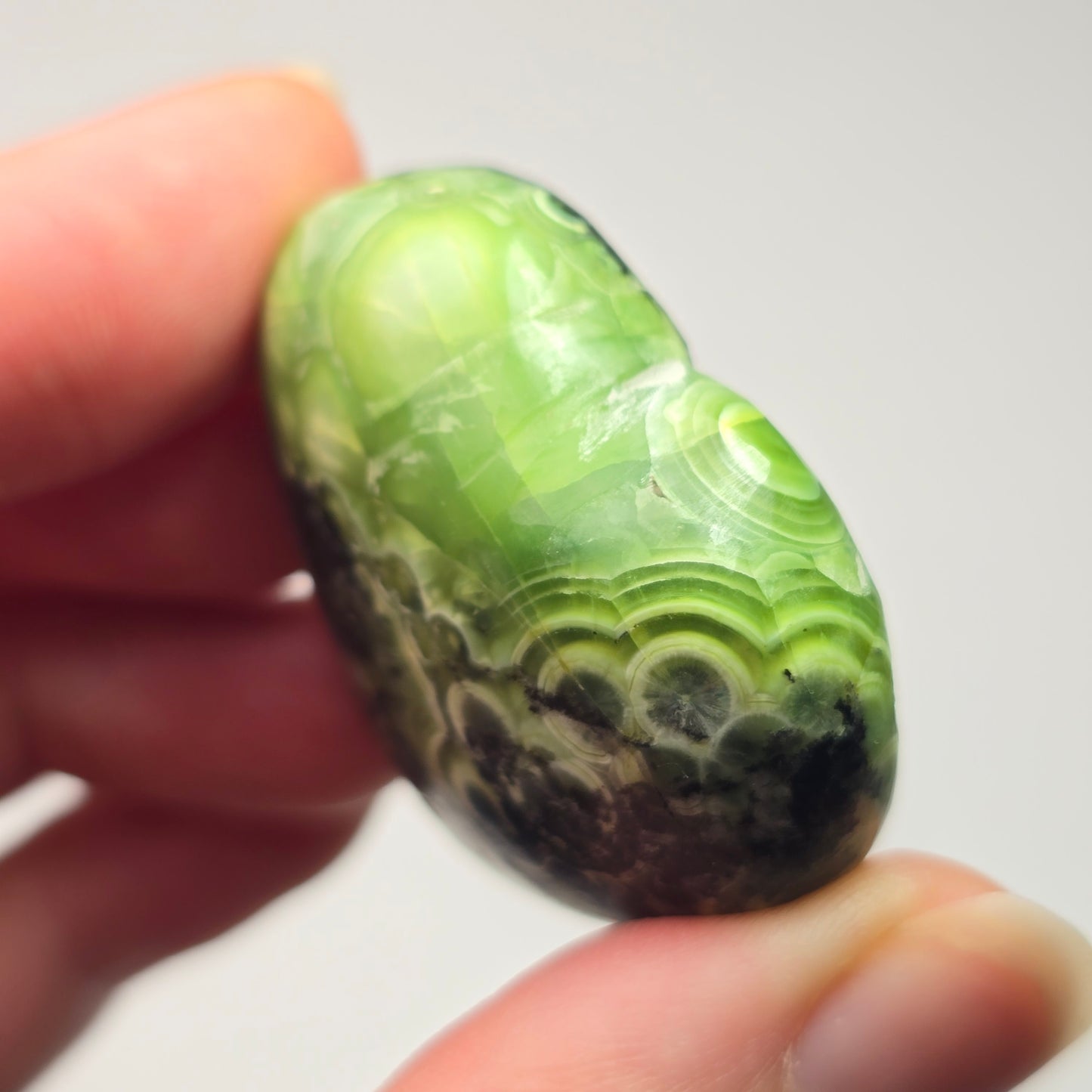 Polished Wavellite Heart