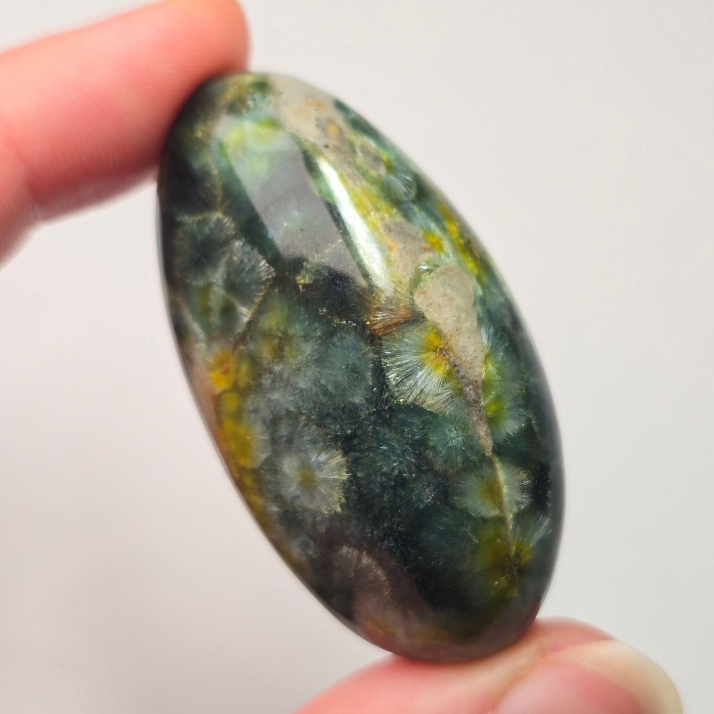 Rare Color Polished Wavellite