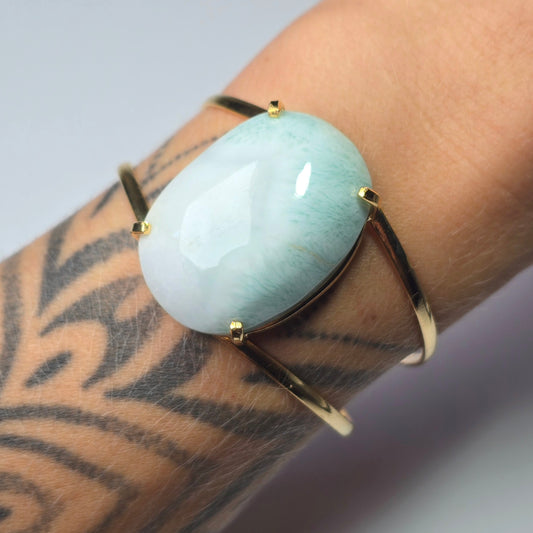 Larimar Cuff Bracelet