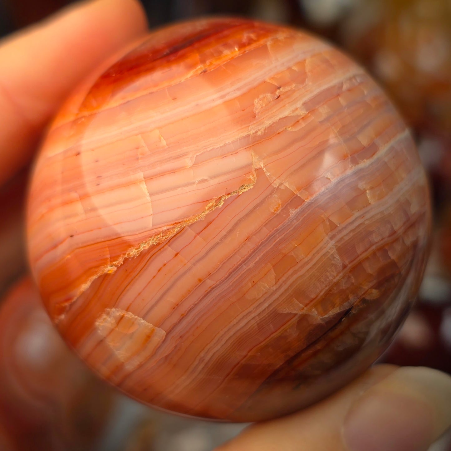 Carnelian Sphere ❤️