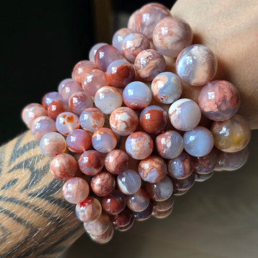 Flower Agate Bracelet