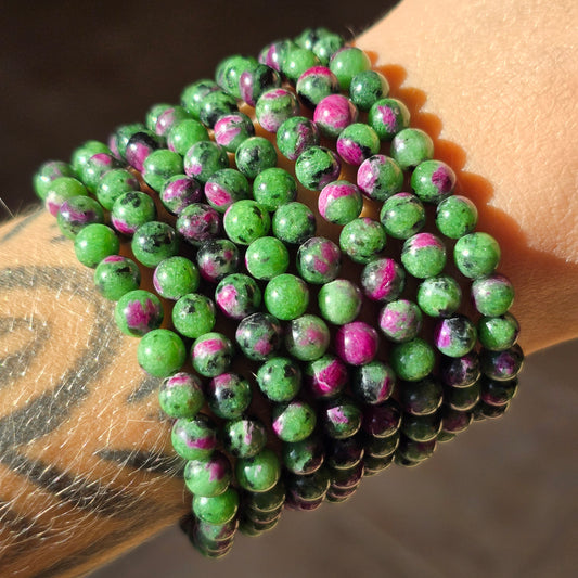 Ruby Zoisite Bracelet