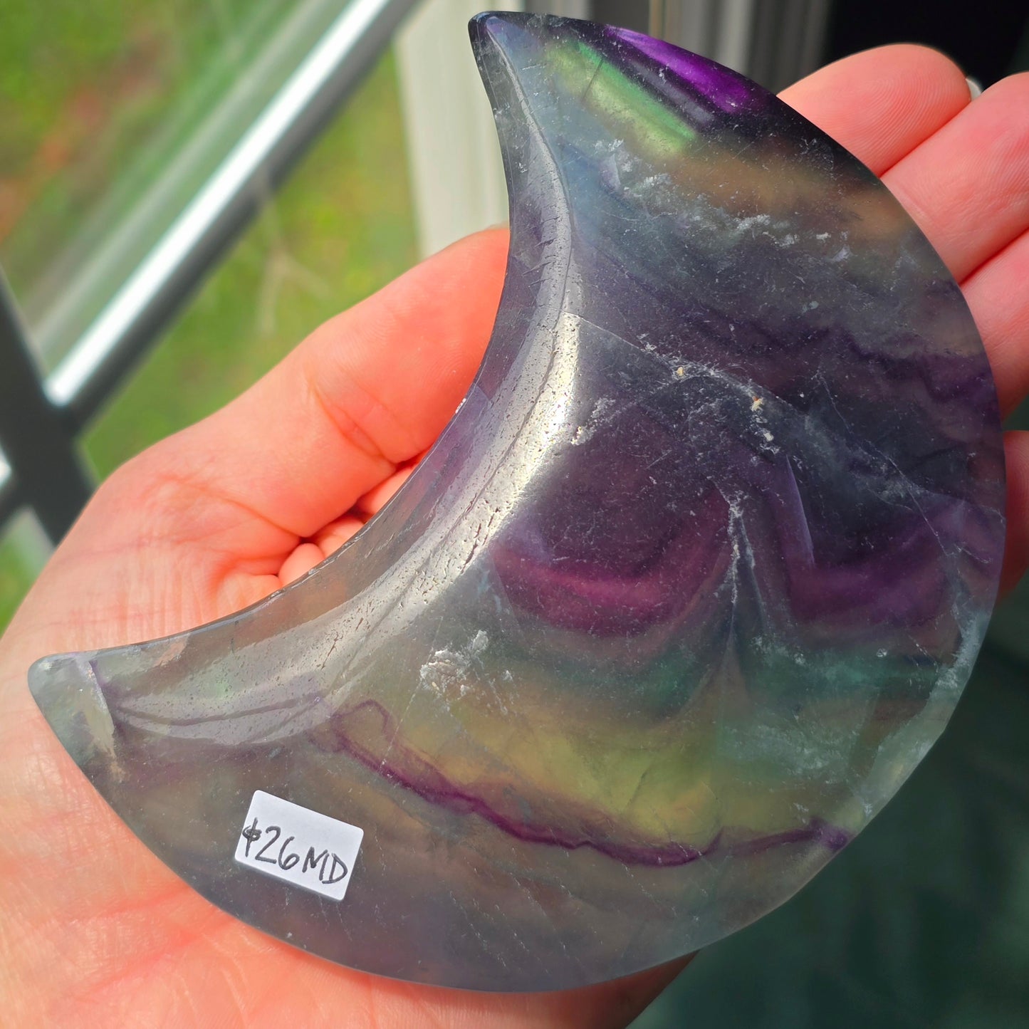 Fluorite Crescent Moon 🌙