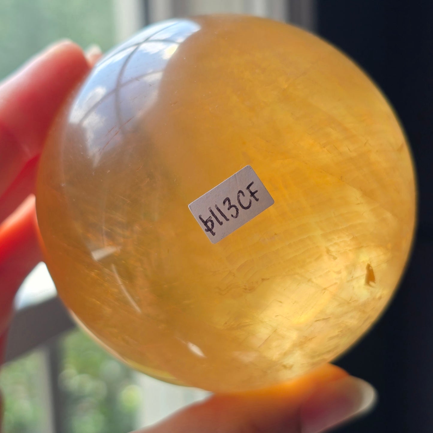 XL Honey Calcite Sphere 🍯