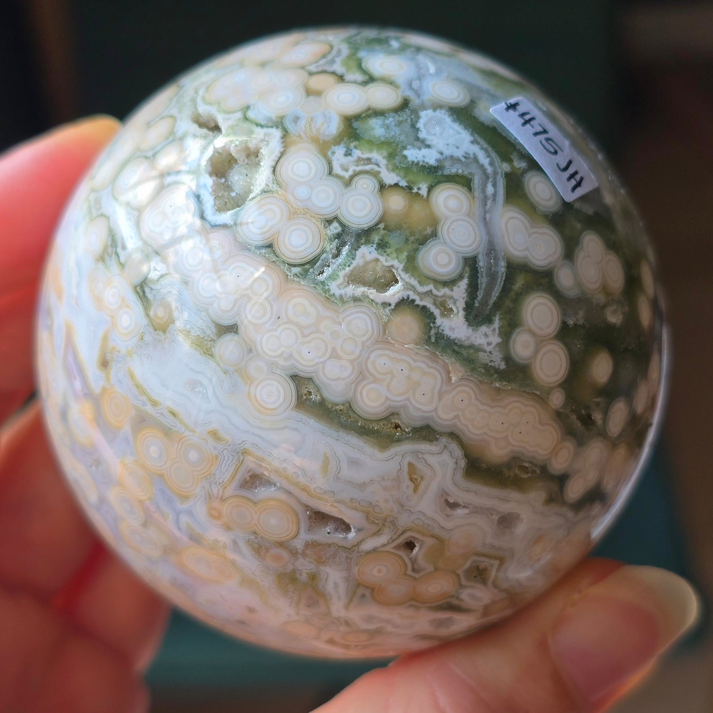 Orbicular Jasper Sphere 🤍