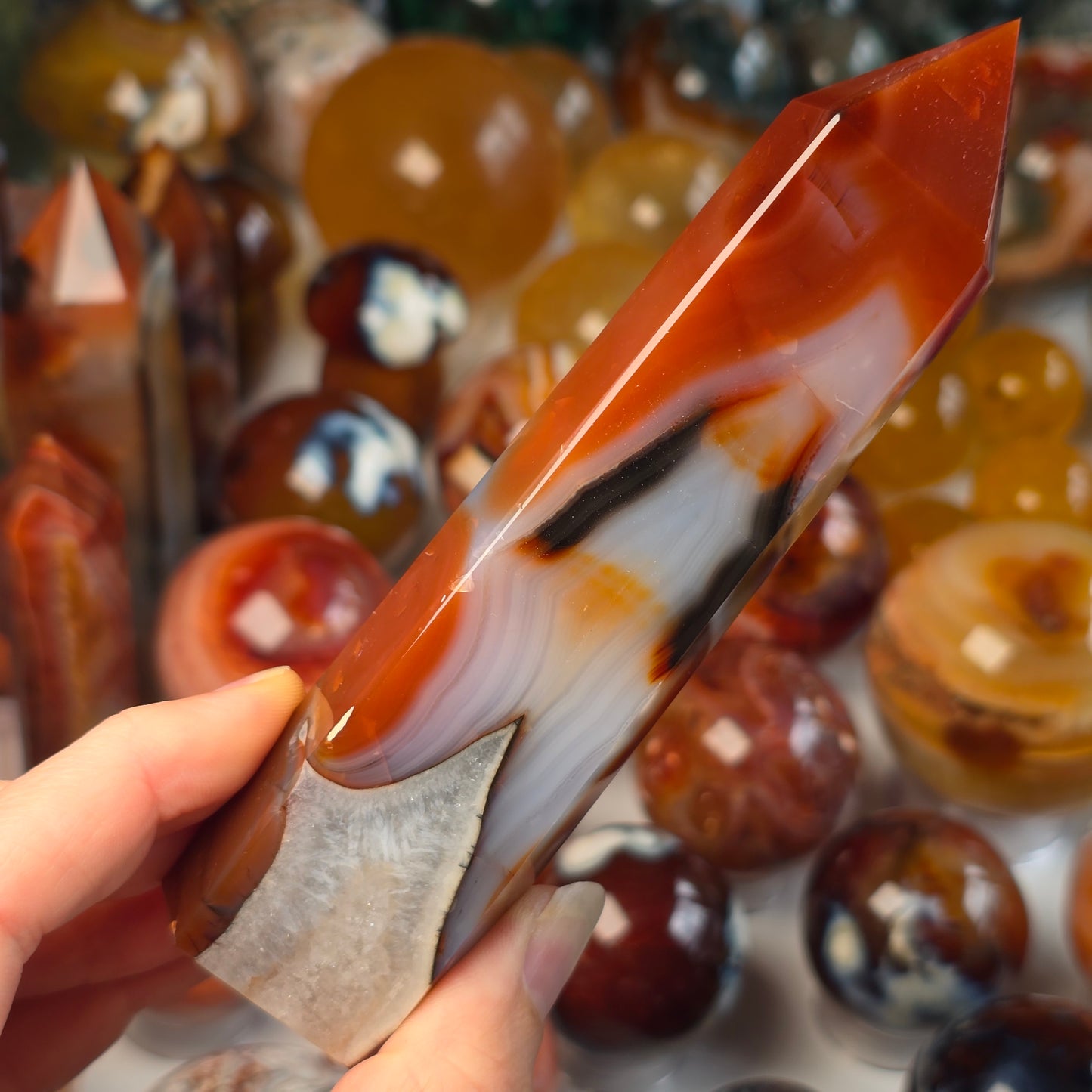 Funky Carnelian Tower ❤️