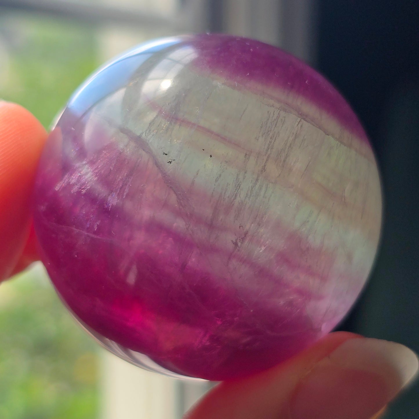 Rainbow Fluorite Sphere 🌈