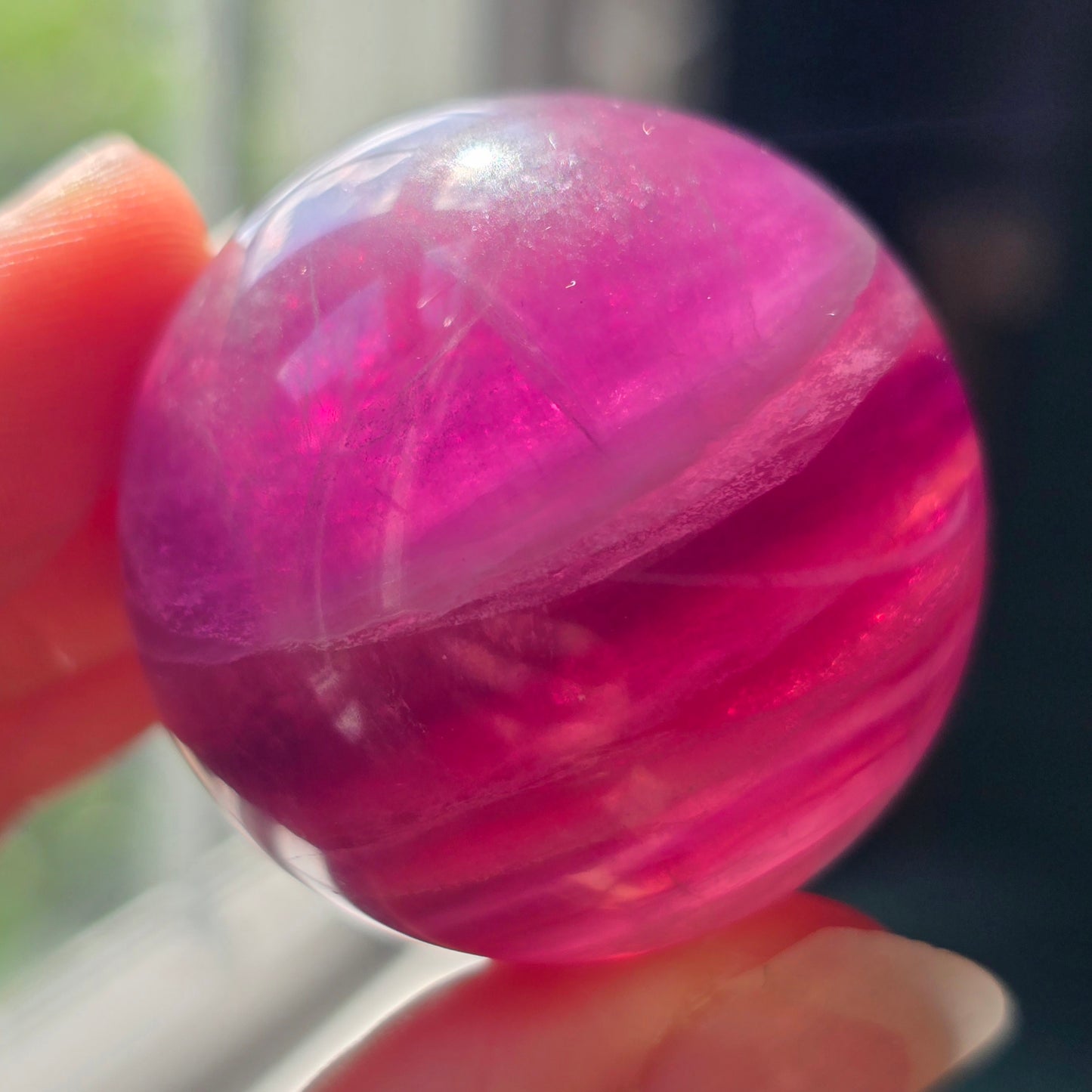 Magenta Fluorite Sphere 🔮