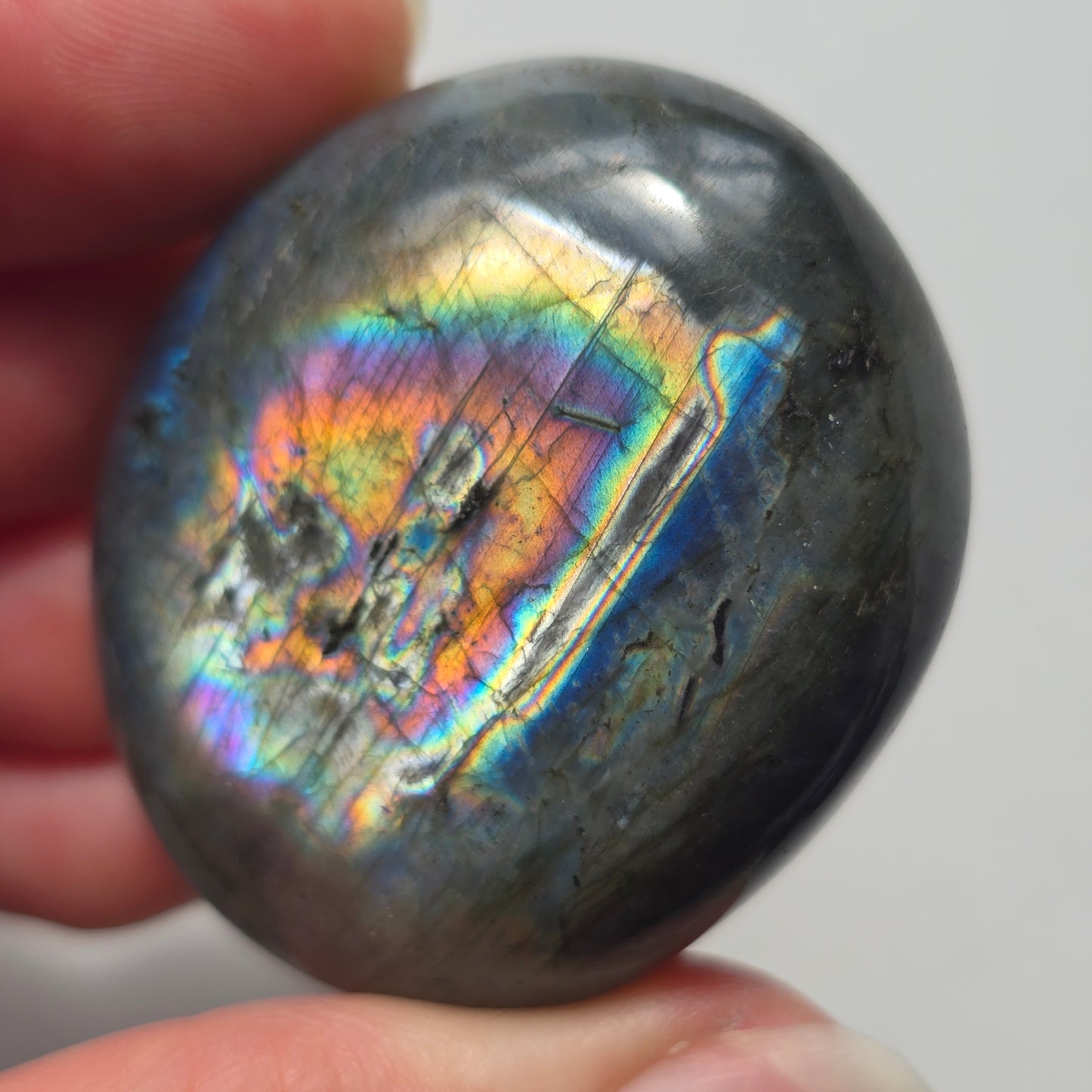Rainbow Labradorite Palmstone