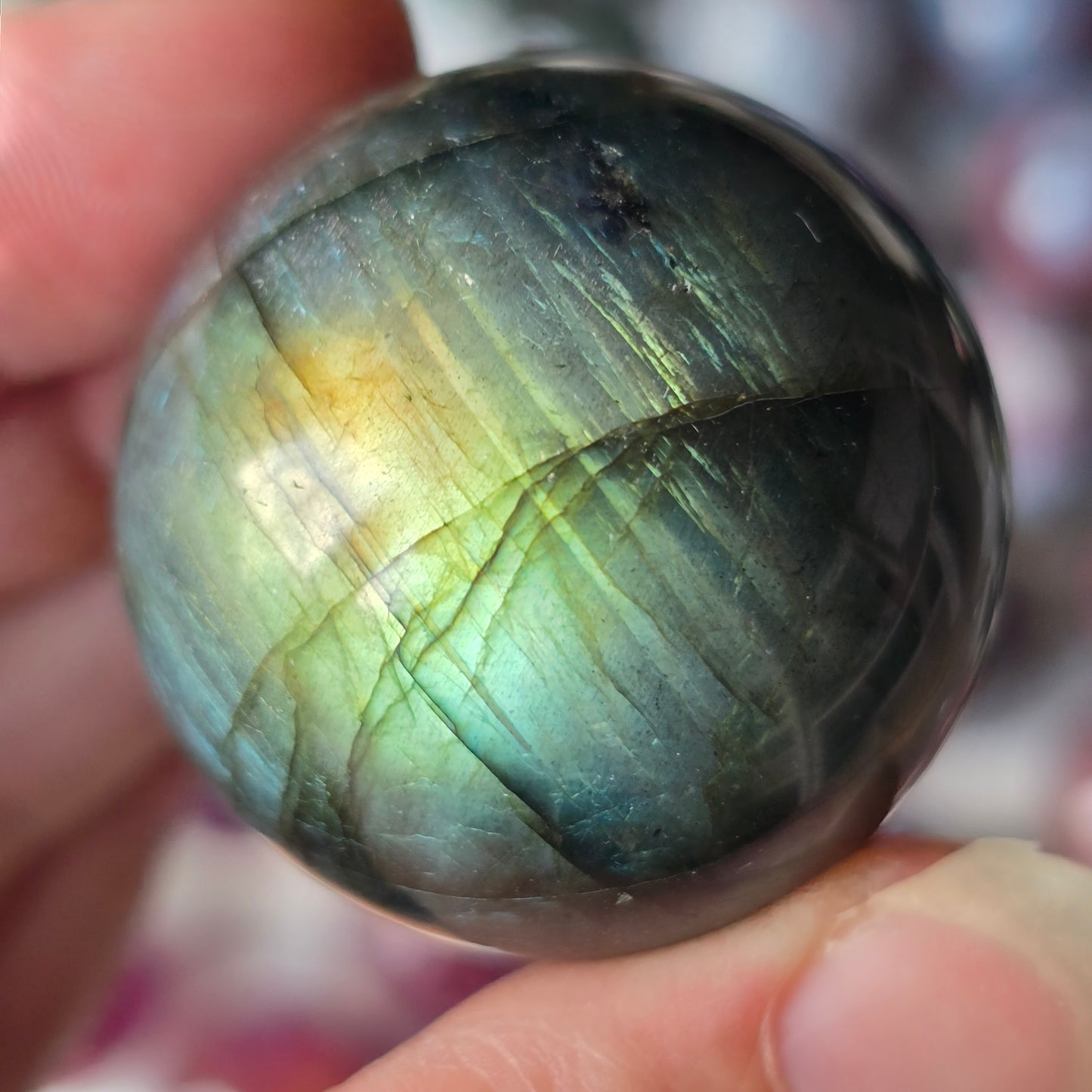Flashy Labradorite Sphere 🩵