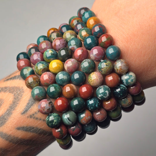 Rainbow Bloodstone Bracelet