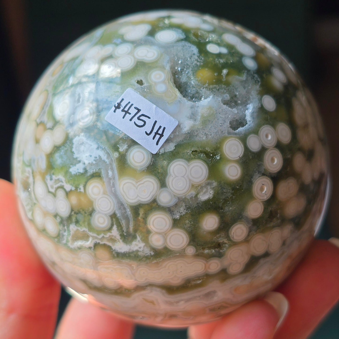 Orbicular Jasper Sphere 🤍