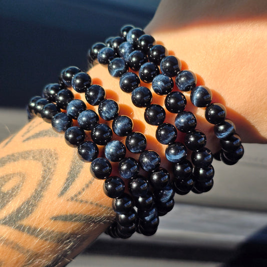 Blue Tigers Eye Bracelet