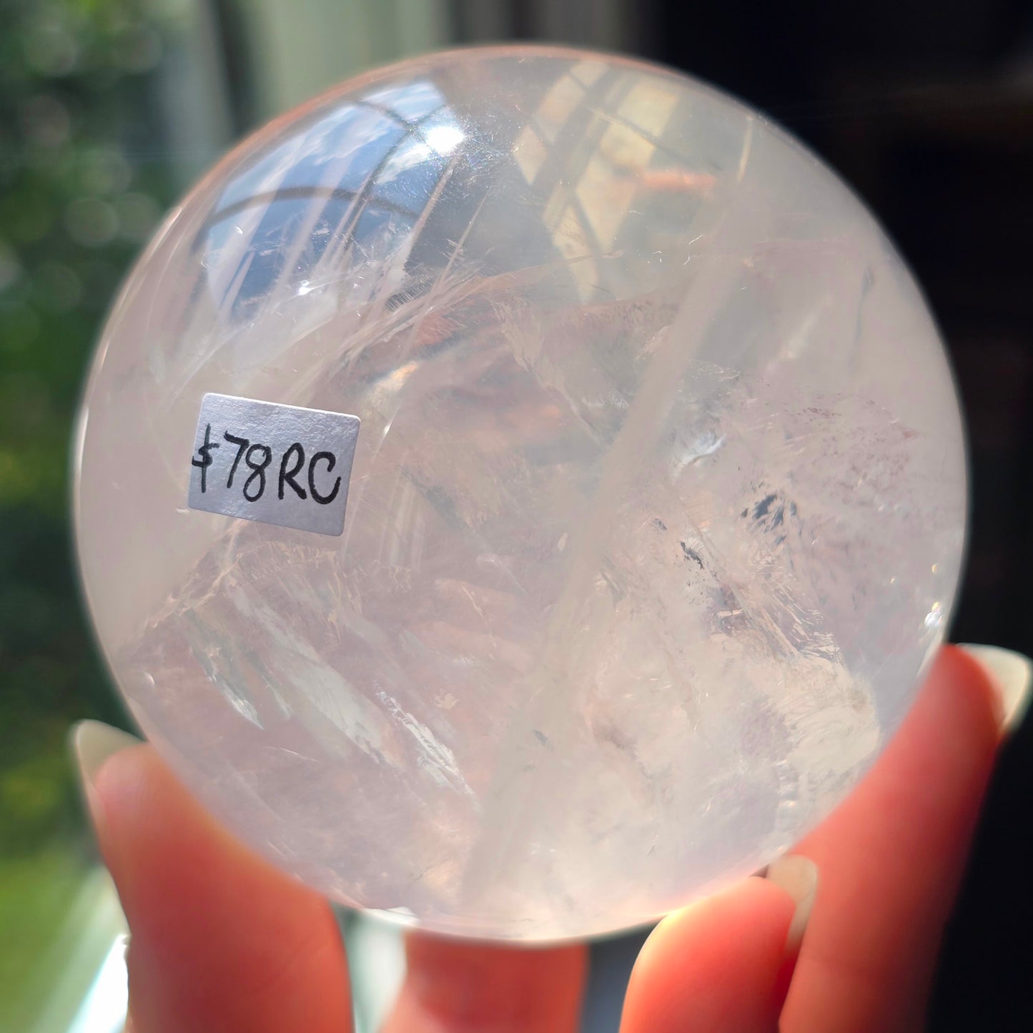 Gemmy Girisol Rose Quartz Sphere 🤍