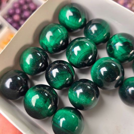 Mini Malachite Sphere