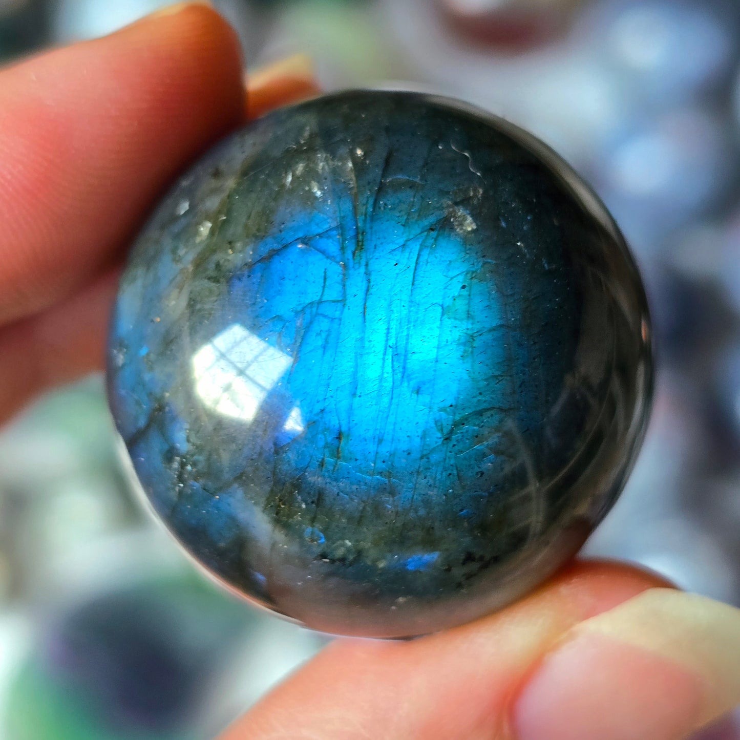 Flashy Labradorite Sphere 🩵