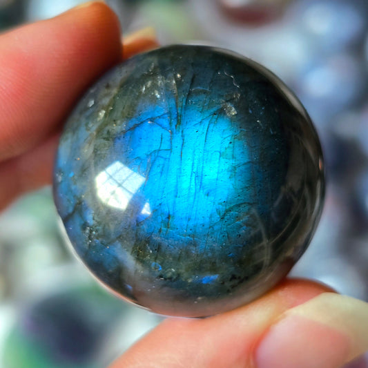 Flashy Labradorite Sphere 🩵