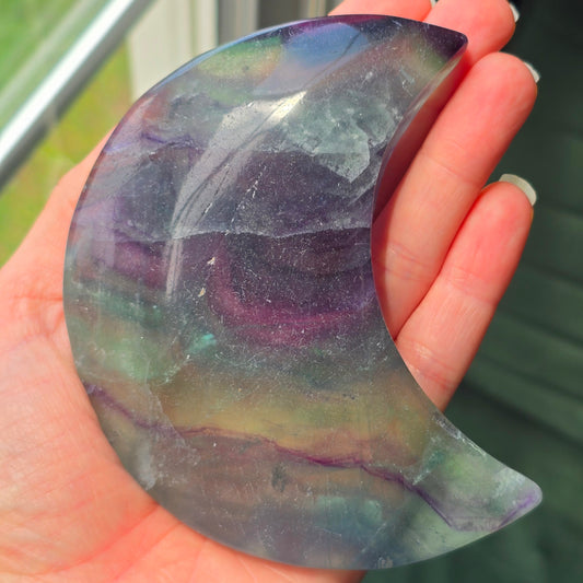 Fluorite Crescent Moon 🌙