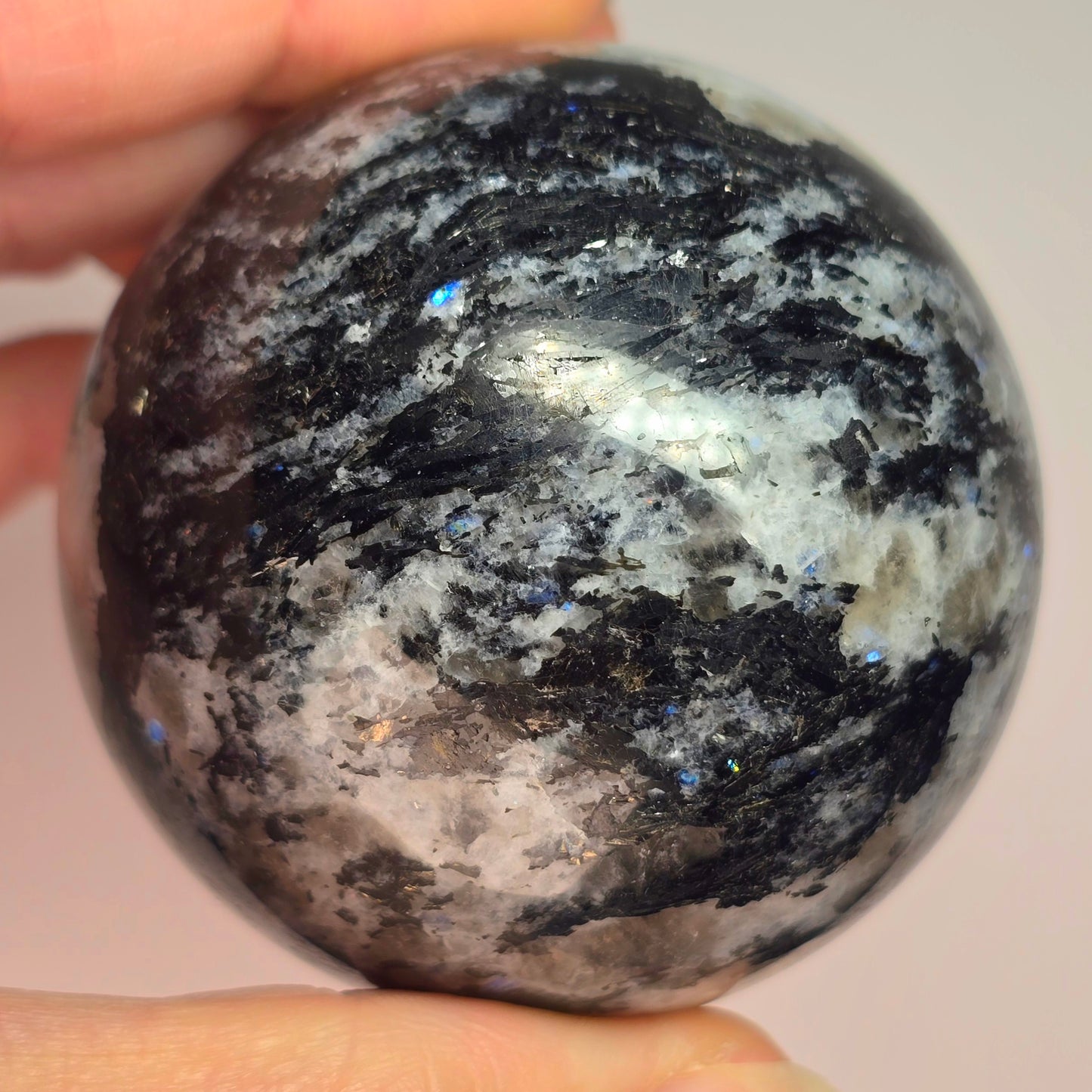 Rainbow Moonstone Sphere