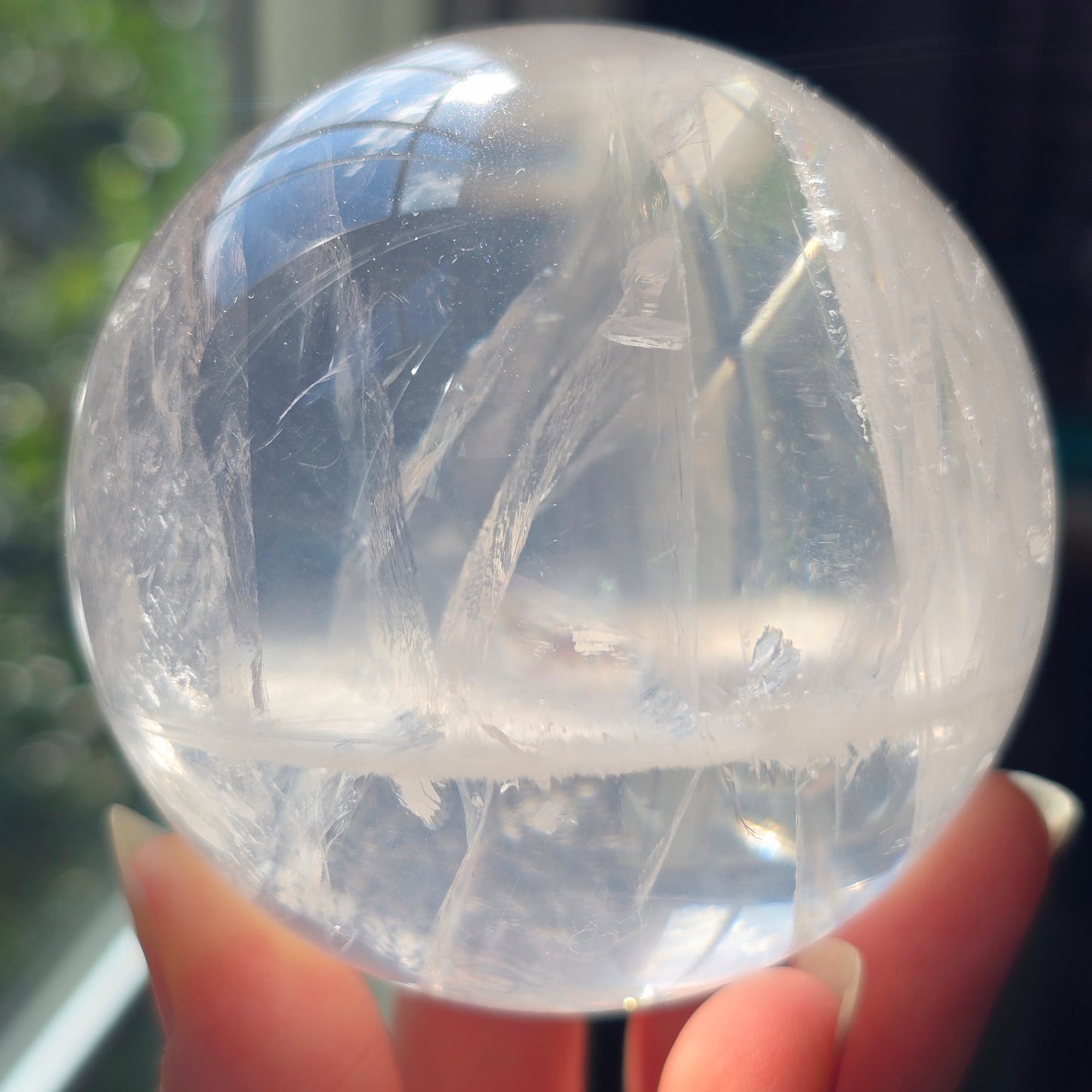 Gemmy Girisol Rose Quartz Sphere 🤍