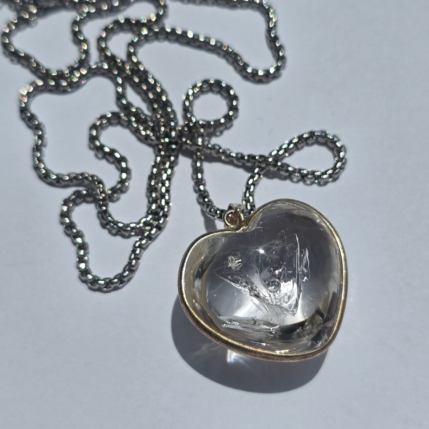 Quartz Enhydro Crystal Pendant