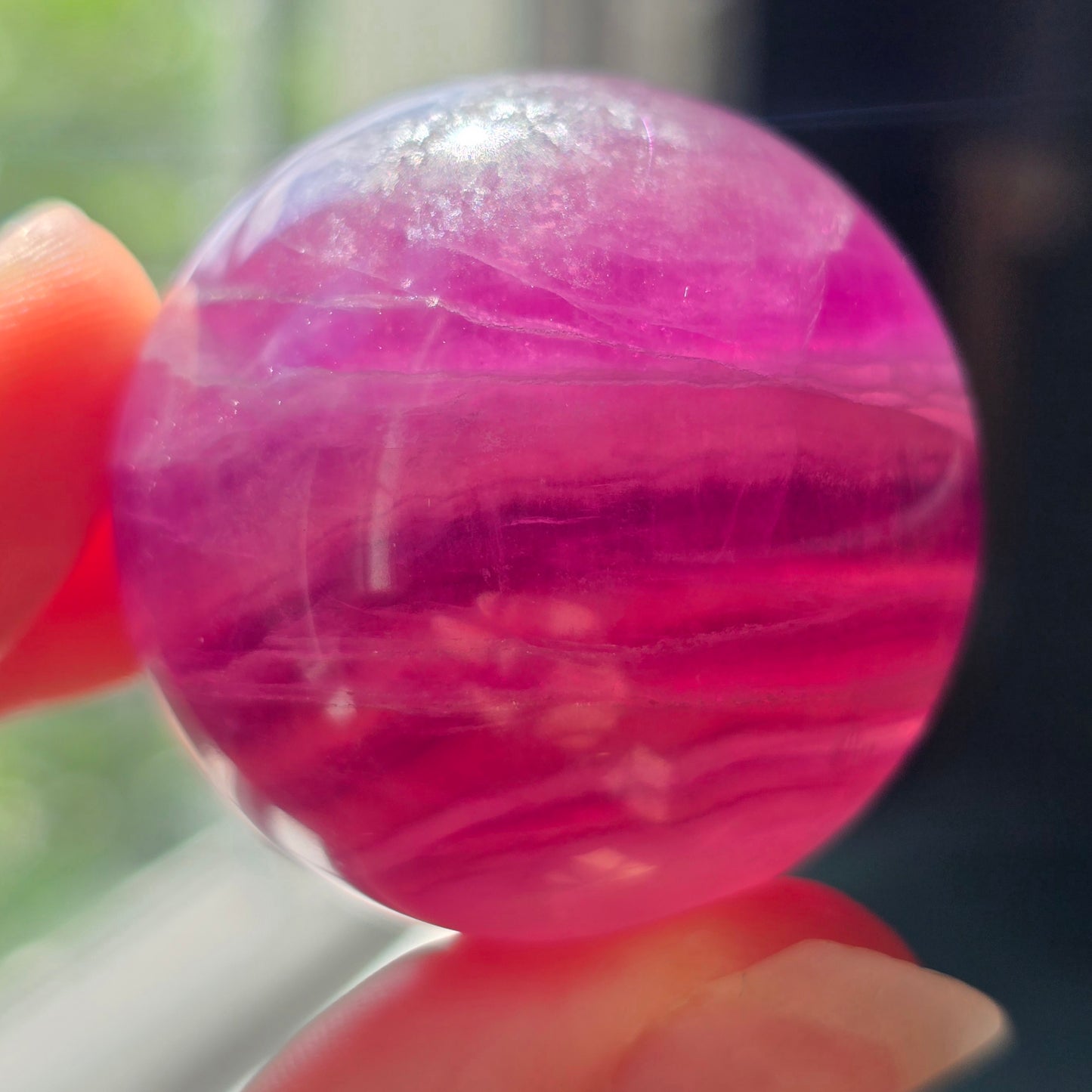 Magenta Fluorite Sphere 🔮