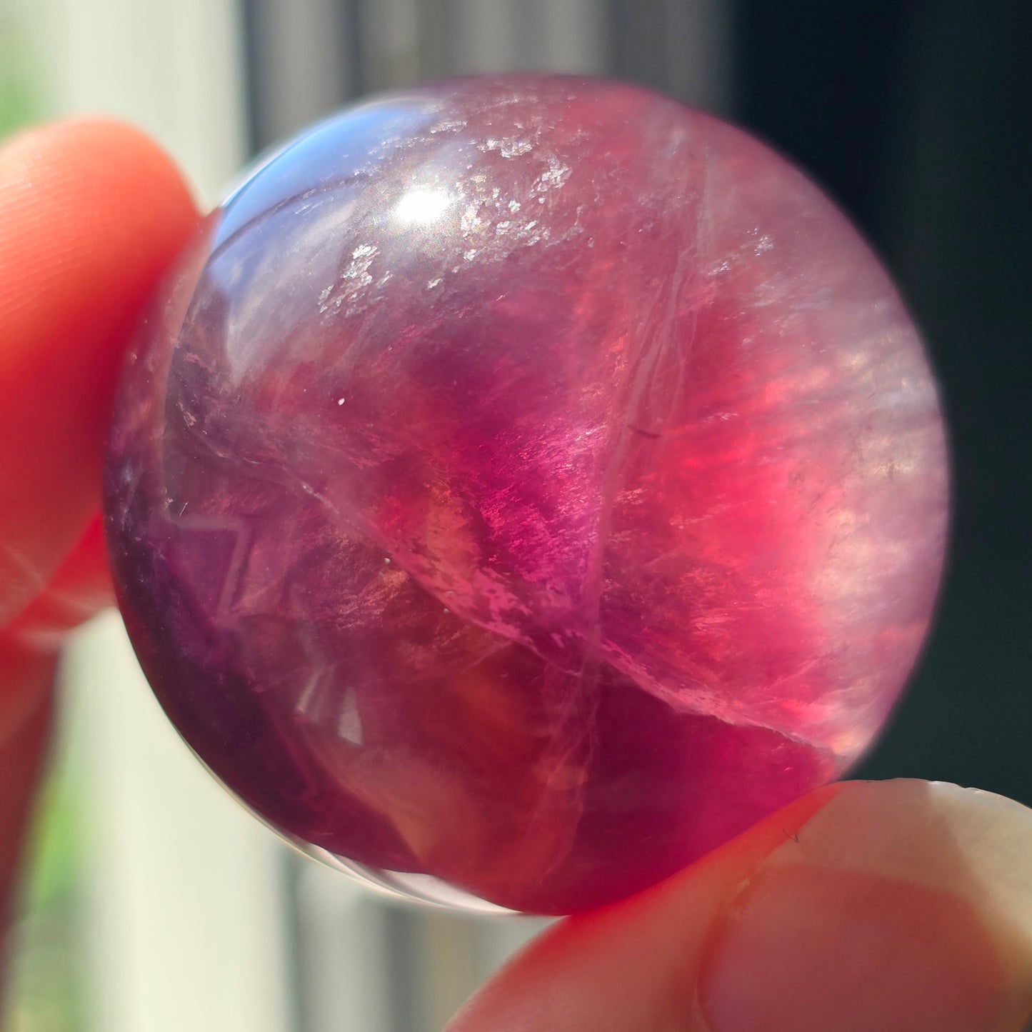 Magenta Fluorite Sphere 🔮