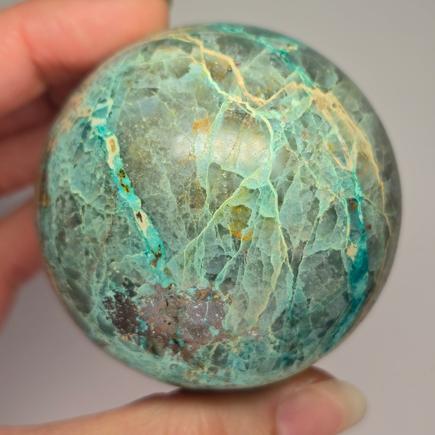 Chrysocolla Combination Sphere (C8)
