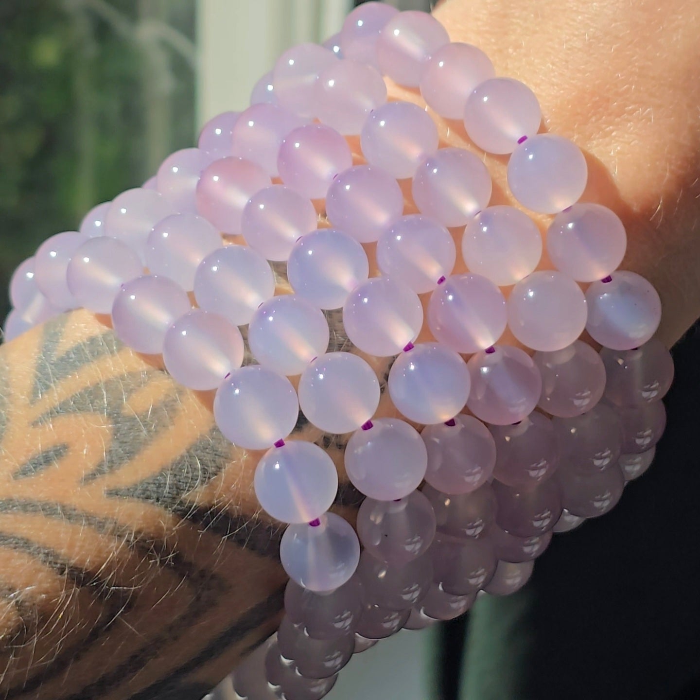 Purple Chalcedony Bracelet