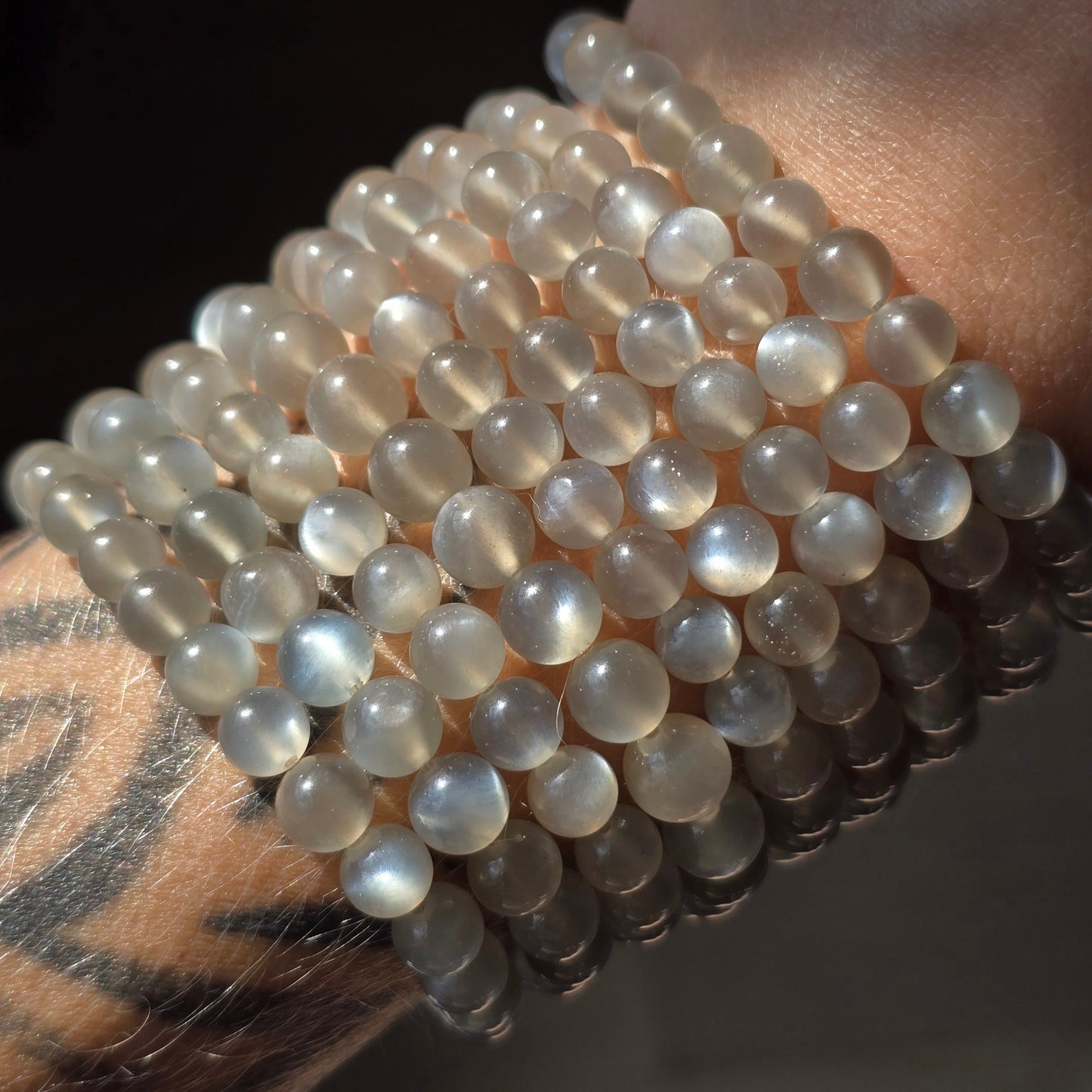 Grey Moonstone Bracelet