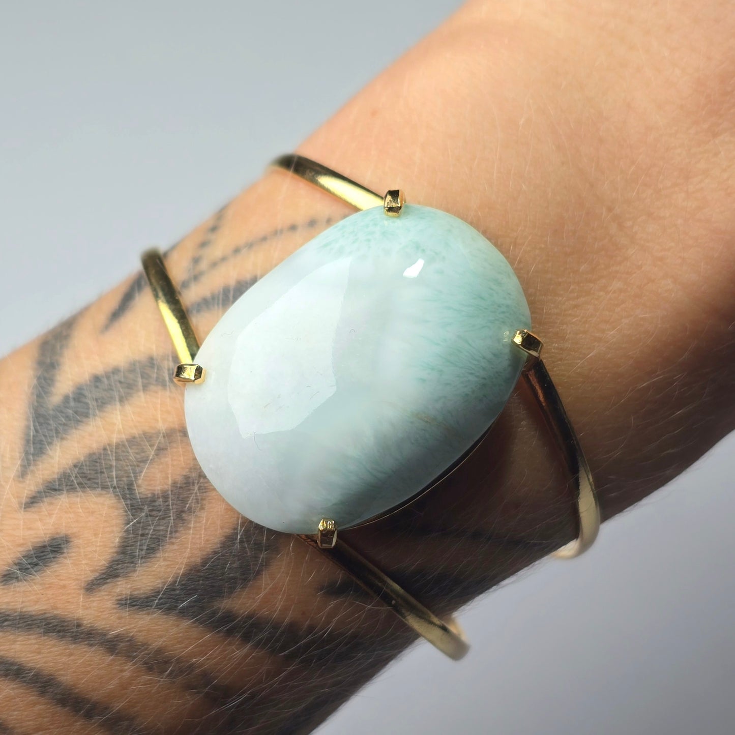 Larimar Cuff Bracelet