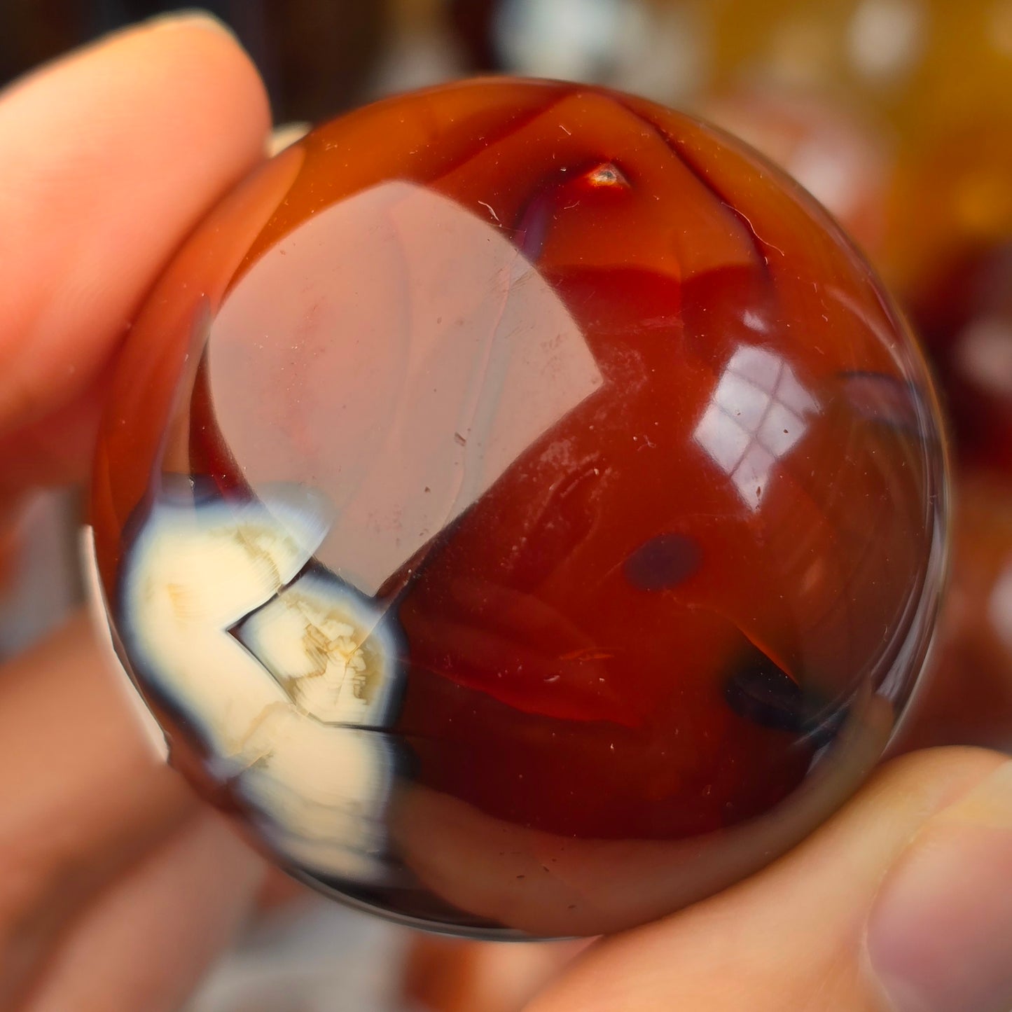 Orca x Carnelian Sphere 🤍