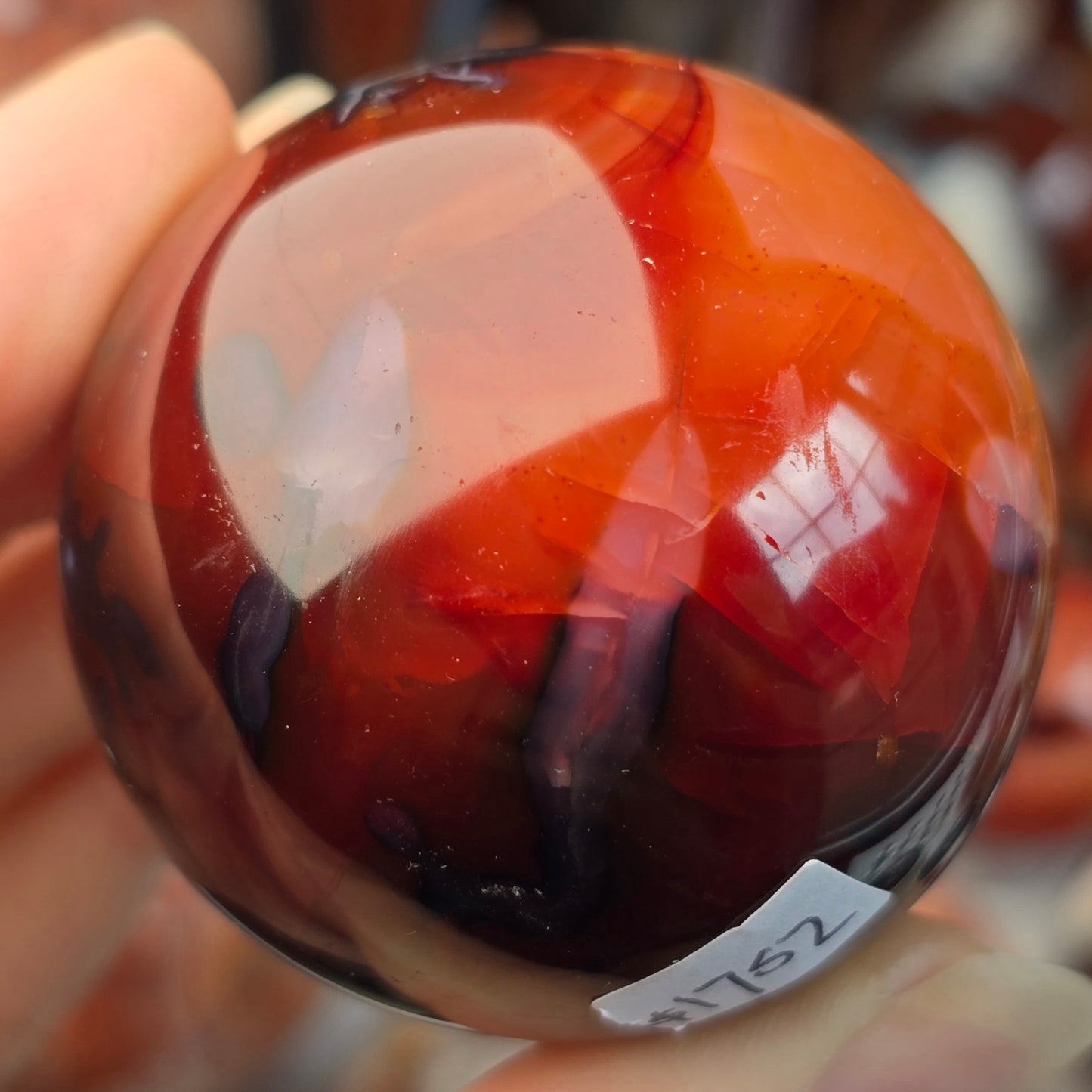 Moody Carnelian Sphere 🖤
